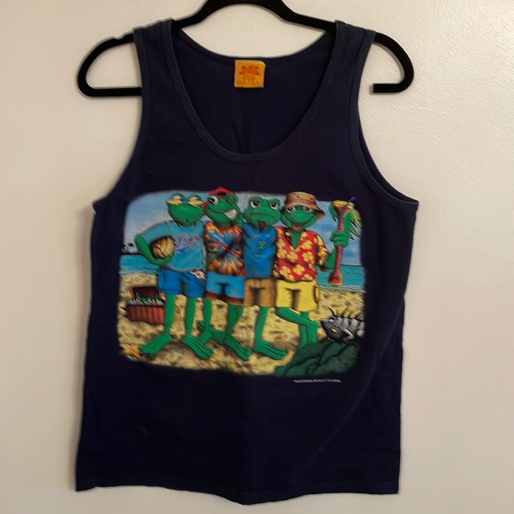 2004 Senor Frog’s Puerto Rico Tank Top Color Navy Blue Size Medium
